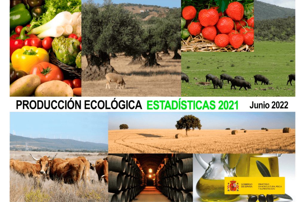 Publicadas las estadísticas de Producción Ecológica 2021: La superficie agraria útil (SAU) de España destinada a la producción ecológica ya supone el 10,79 %