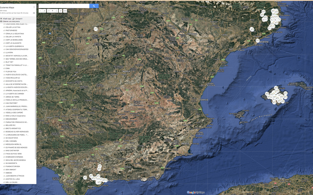 EcoTerRes lanza un mapa con más de 90 iniciativas agroecológicas para fortalecer la resiliencia territorial frente al cambio climático