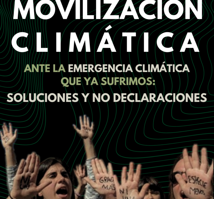 #AfectadasXClima: llamamiento a la movilización climática ante la inacción de la COP28