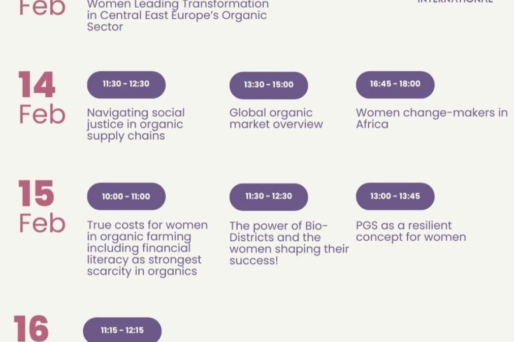 El congreso de BIOFACH 2024 analiza el impacto de las mujeres en los sistemas alimentarios sostenibles