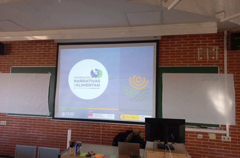 Creando narrativas sobre producción ecológica con alumnado universitario