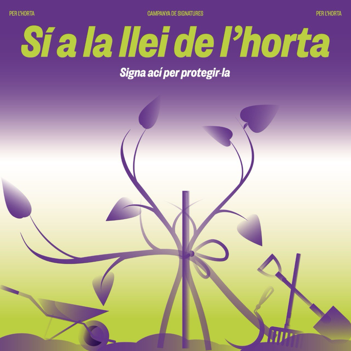 Firma por la conservación de la Ley de la Huerta valenciana y su protección