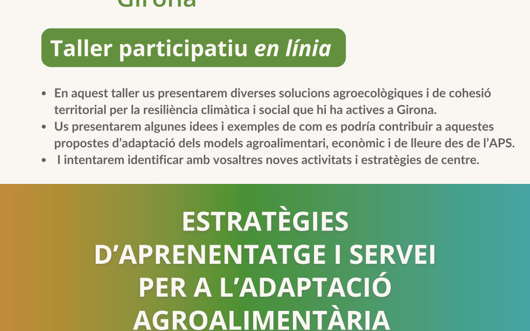 Aprendizaje y Servicio para la adaptación agroalimentaria al cambio climático