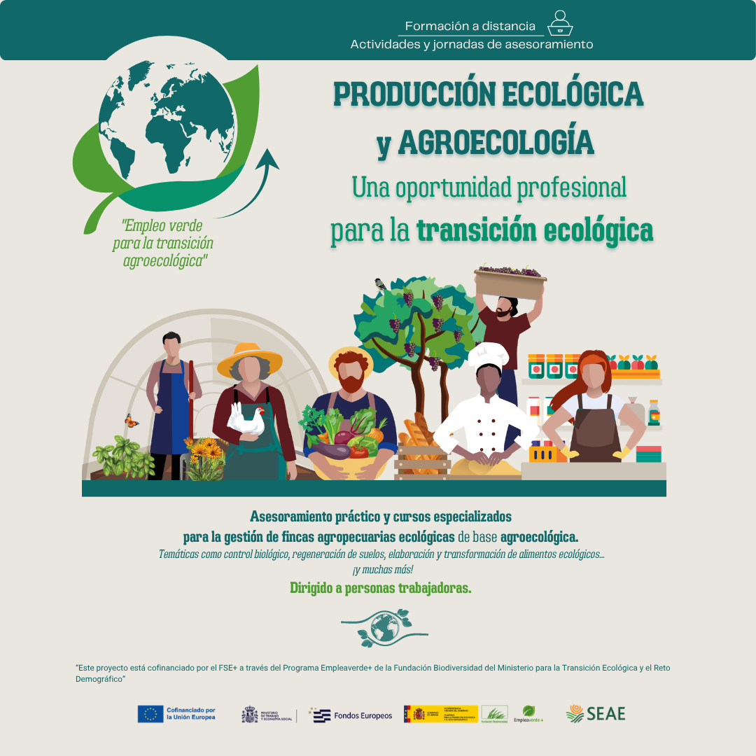 Producción ecológica y agroecología: Una oportunidad profesional para la transición ecológica