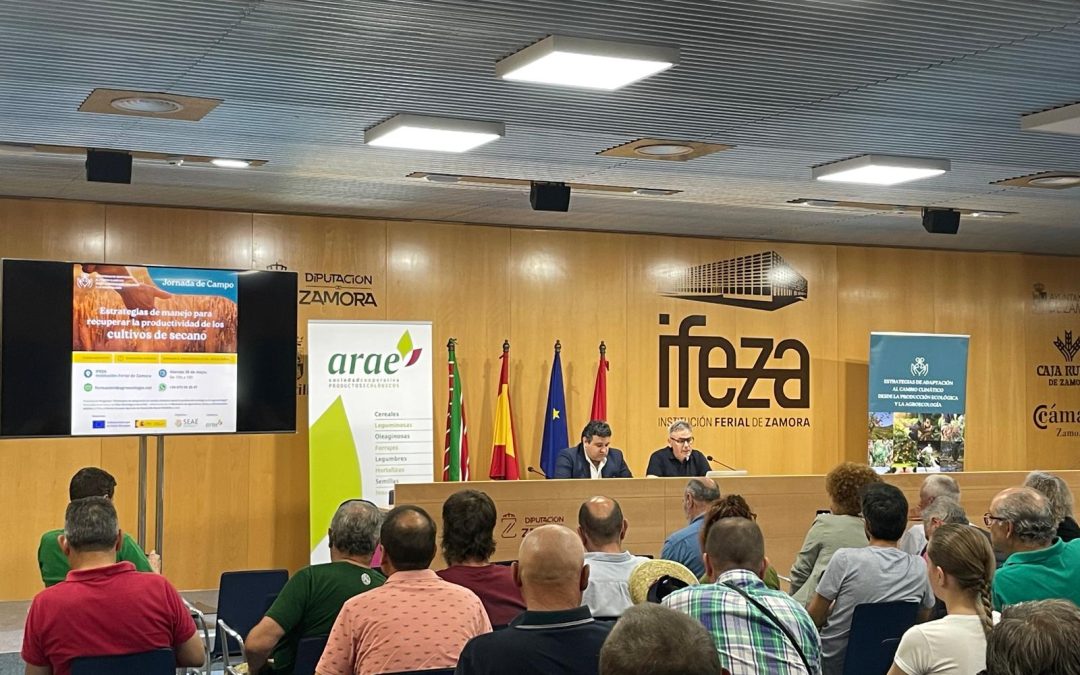 Gran acogida en las Jornadas de campo sobre productividad del secano en Zamora