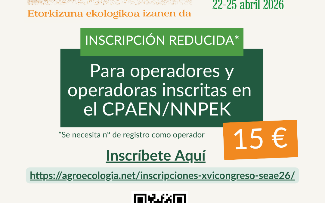 El Congreso SEAE se acerca a operadores/as del CPAEN/NNPEK con una tarifa reducida especial