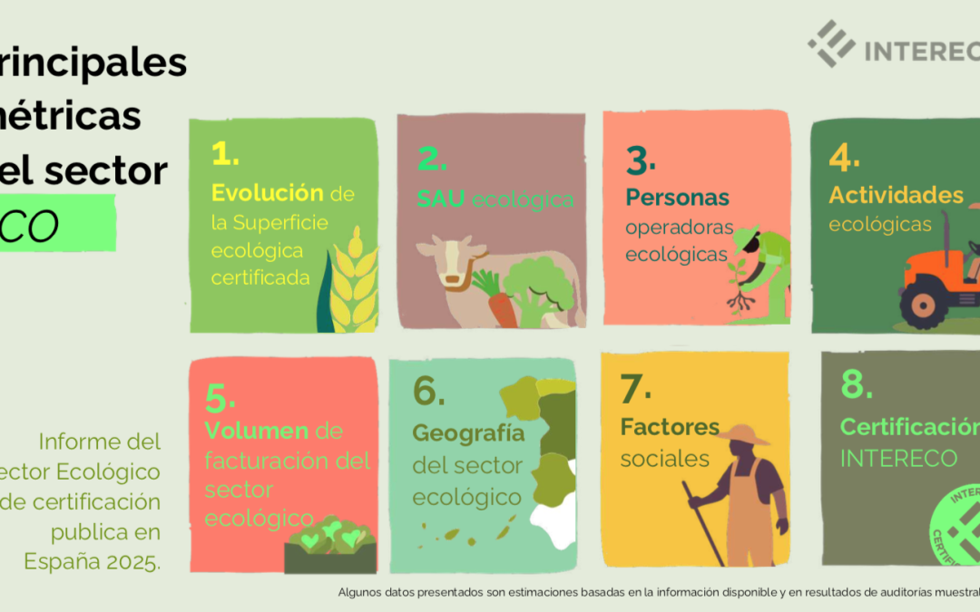 Guía para interpretar los datos de INTERECO y Ecovalia sobre producción ecológica en España