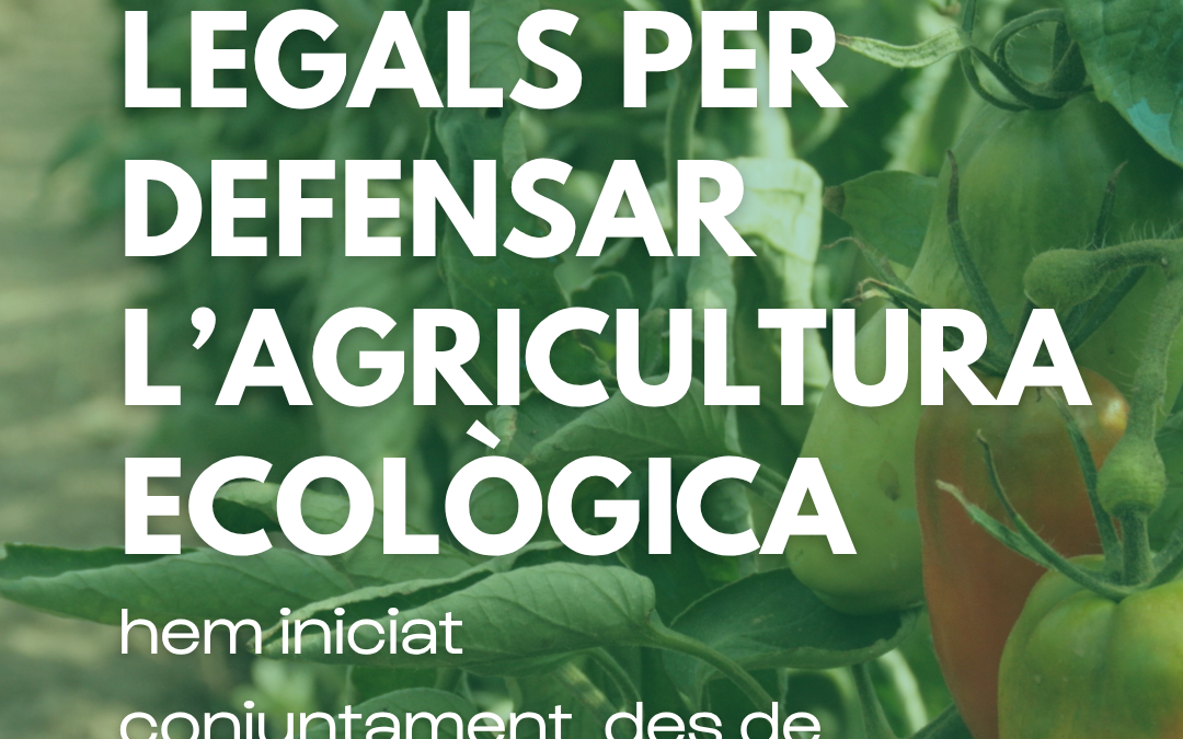 L’Aliança Fulla Verda mantiene la presión sobre el borrador de la Proposición de Ley de Producción Agraria Sostenible