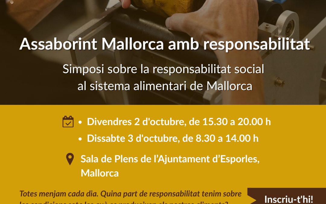 «Assaborint Mallorca amb responsabilitat»