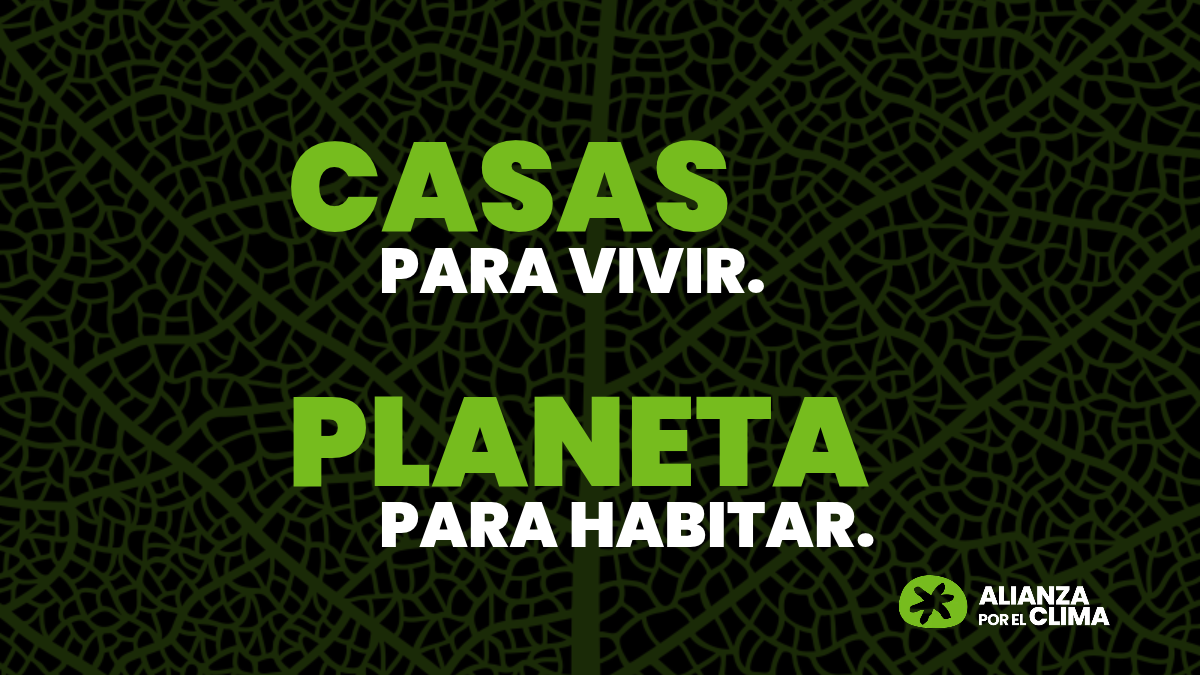 Alianza por el Clima ante el 29N: “Casas para vivir, planeta para habitar”